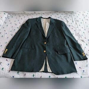 Vintage Men's Brooks Brothers Country Club 100% Wool Sports Coat,USA Made,Sz 46L